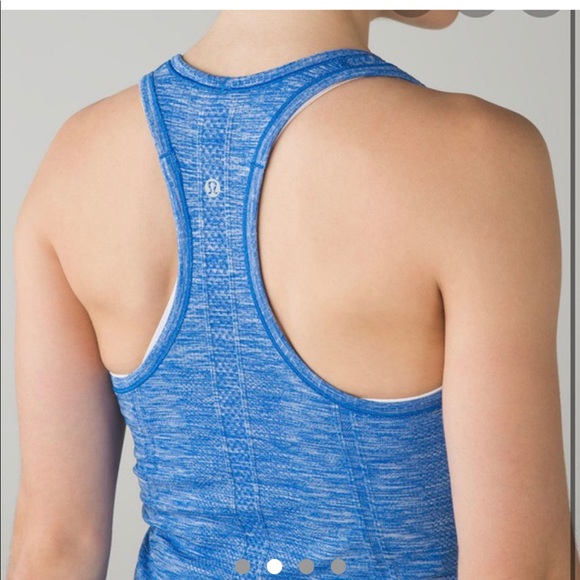 lululemon athletica Tops - Lululemon swiftly tech racer back tank in blue